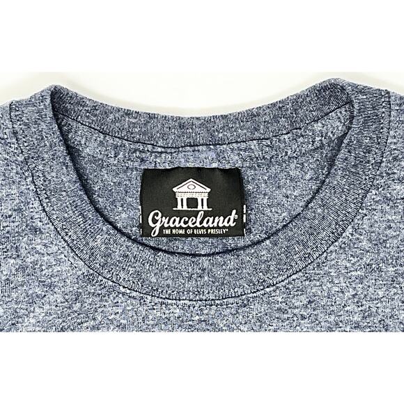 Graceland Elvis The King Men's Tshirt size M PreOwned in good condition - Picture 7 of 7